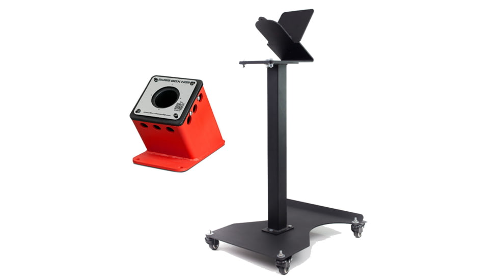 White Horse Defense Floor Stand/Wheels Boss Box, Black, WH-0022