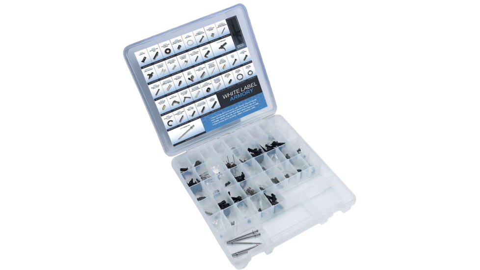 White Label Armory AR-15 WLA Home Builder Parts Kit, Black, WLA-KIT-9002