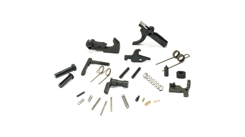 White Label Armory Lower Parts Kit, Phosphate, Stage 4 LPK, Black, WLA-LOW-1014-01