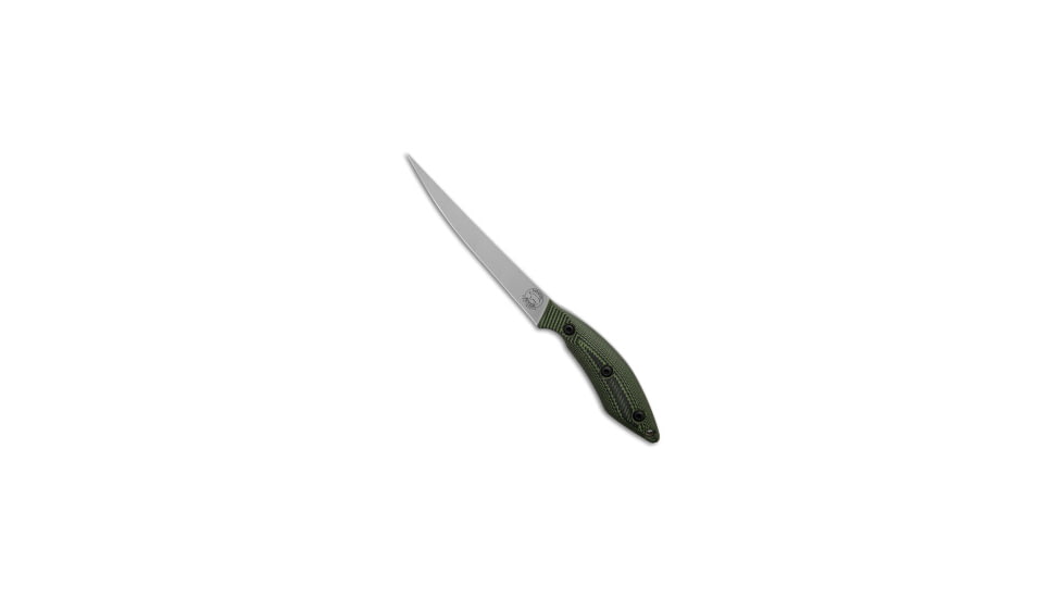 White River Knife &amp; Tool White River Knives 6" Step-Up Fillet Knife Green/Black G-10 6" Stonewash, Green/Black, CPM S35VN, adult, BHQ-188839