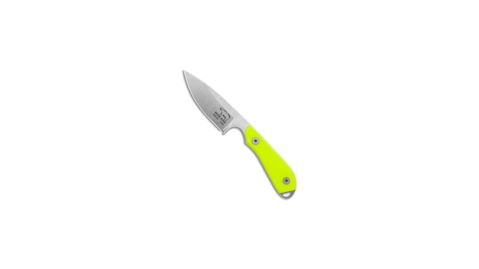 White River Knife &amp; Tool M1 Backpacker Pro Fixed Blade Knife, 3.125in, CPM S35VN, Drop Point Blade, G-10, Green Handle, Stonewash, Green/Black, 7.00 inch, BHQ-114005
