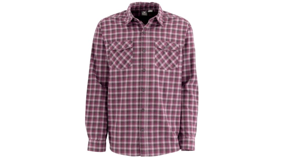 White Sierra Coyote Creek II Plaid Shirt - Mens, Redwood, Medium, X4562M-RDW-MEDIUM