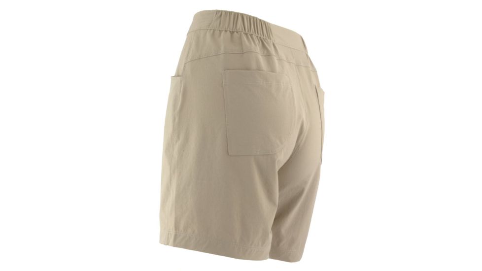 White Sierra Crissy Field Stretch Shorts - Womens, Khaki, Small, D5770W-Khaki - KKI-SMALL
