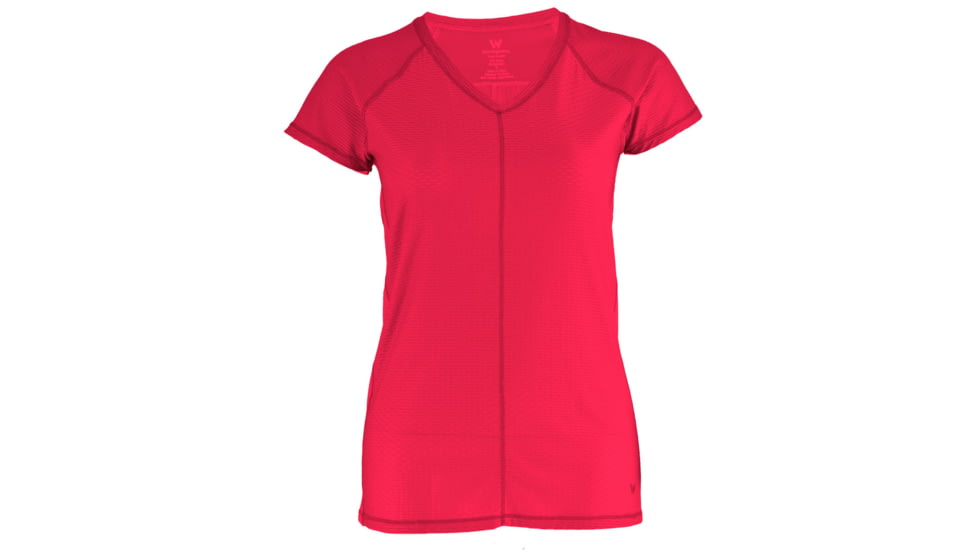 White Sierra Day To Day Tee - Women's-Hibiscus-Small