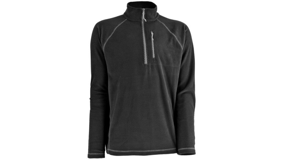 White Sierra Hexi Quarter Zip - Men's-Black-Medium