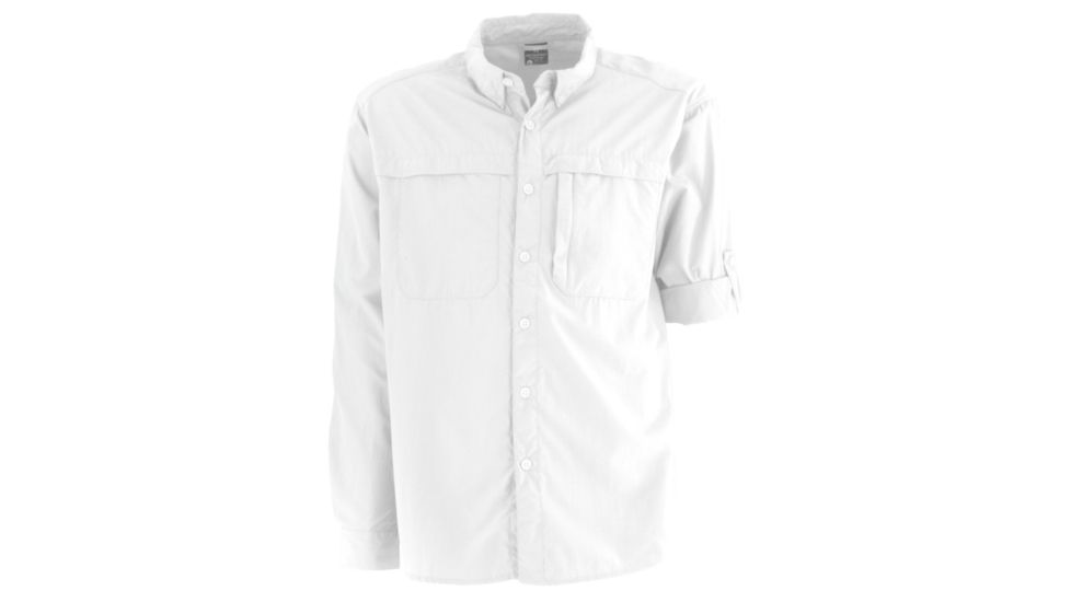 White Sierra Kalgoorlie Cool Touch Long Sleeve Shirt - Mens, White, Extra Large, D4765M-White - WHT-XL