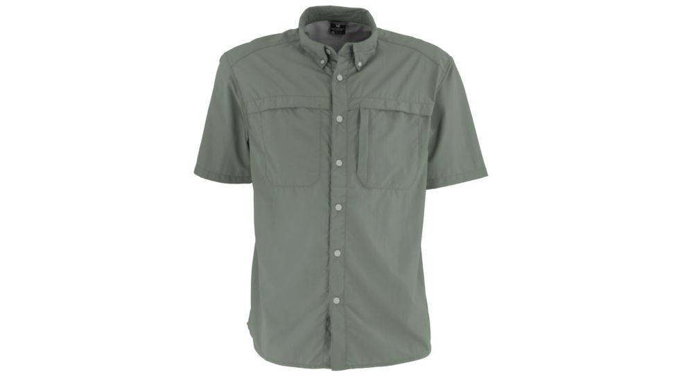 White Sierra Kalgoorlie Cool Touch Short Sleeve Shirt - Mens, Mountain PIne, Medium, D4764M-Mountain PIne - MOP-MEDIUM