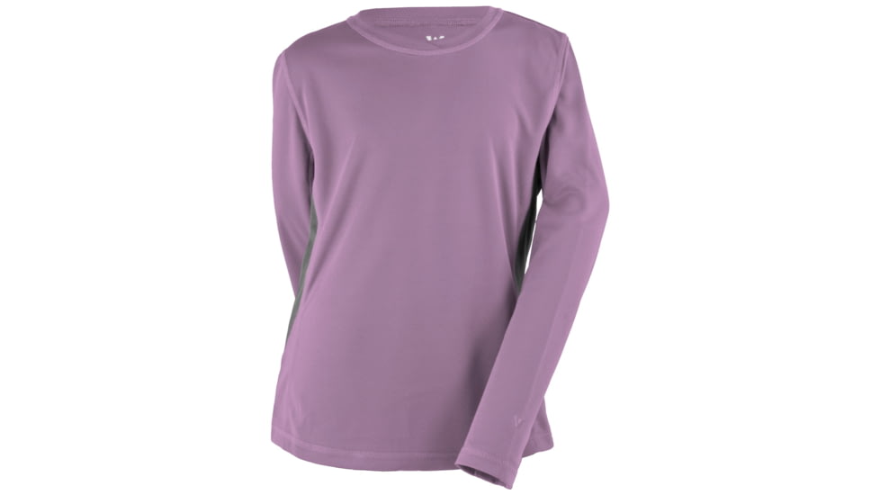 White Sierra Sun Buster Tee - Girls-Aged Orchid-Medium