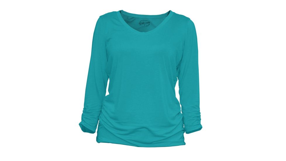White Sierra Tangier Odor Free 3/4 Sleeve - Womens, Lagoon, Large, D3591W-Lagoon - LAG-LARGE