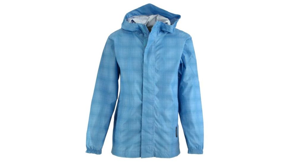 White Sierra Youth Trabagon Rain Shell - Printed - Boys, Provence Blue, Extra Small, X2208YP-Provence Blue - PVB-XS