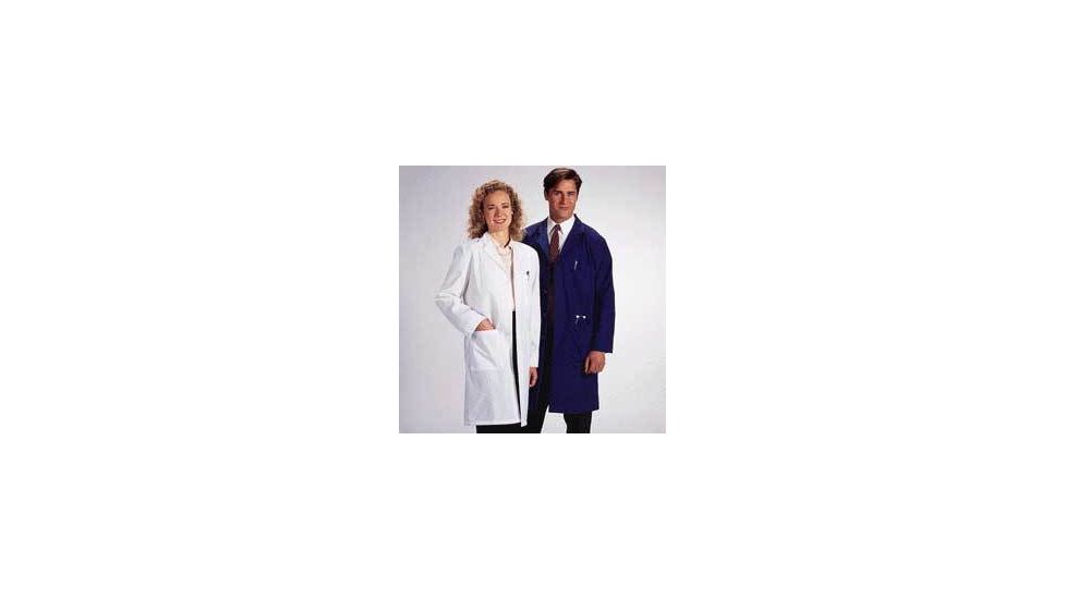 White Swan Unisex Polyester/Cotton Lab Coats, White Swan-Meta 6116-11-L