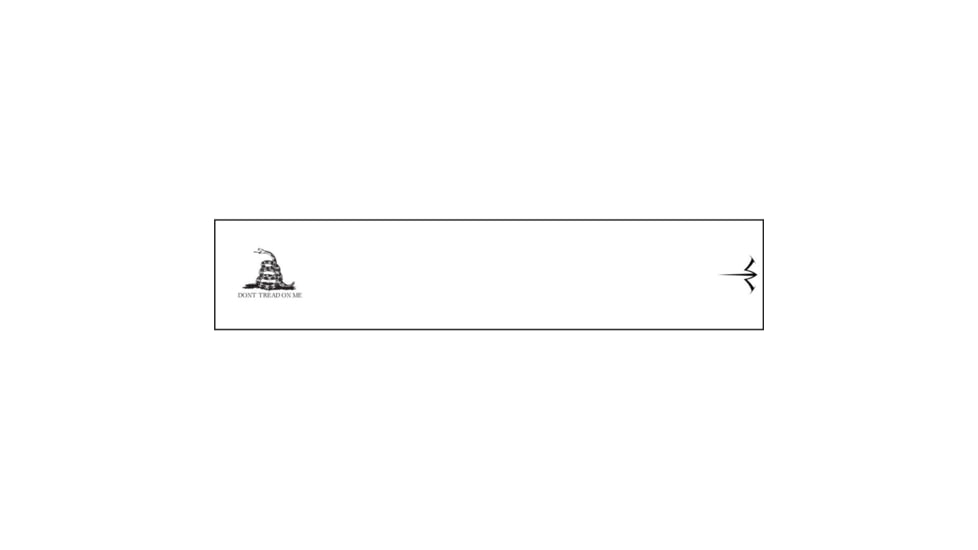 White Water Archery Arrow Wraps, Gadsden White, 5 x 1.125 in, 15 pack, 1006481