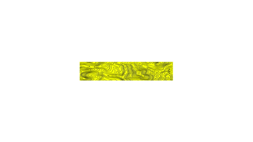 White Water Archery Thin Line Topo Arrow Wraps, 5x1.125in, Set of 15, Fluorescent Yellow, WWA1262/YL