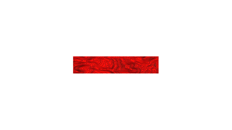 White Water Archery Thin Line Topo Arrow Wraps, 5x1.125in, Set of 15, Fluorescent Red, WWA1262/RD