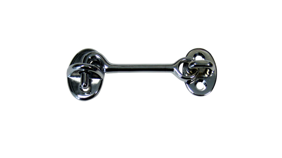 Whitecap Cabin Door Hook - CP/Brass - 3" 50410