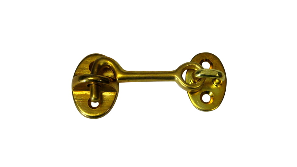 Whitecap Cabin Door Hook - Polished Brass - 2" 50409