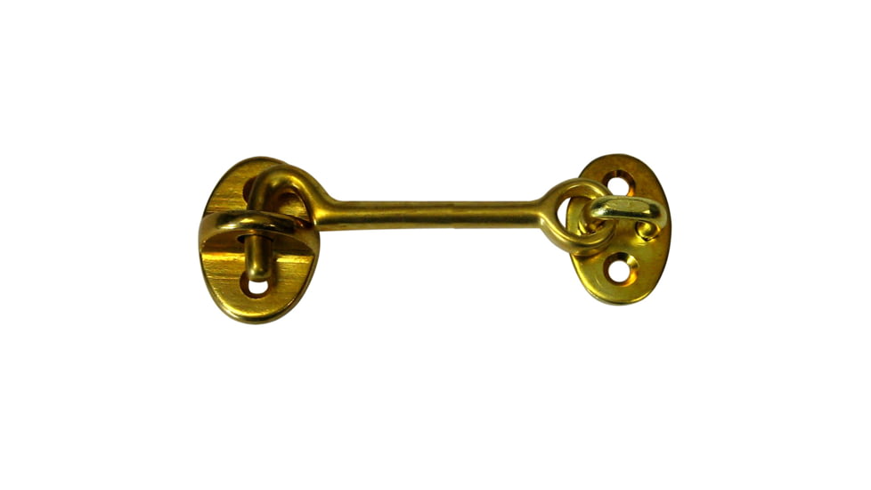 Whitecap Cabin Door Hook - Polished Brass - 3" 50411