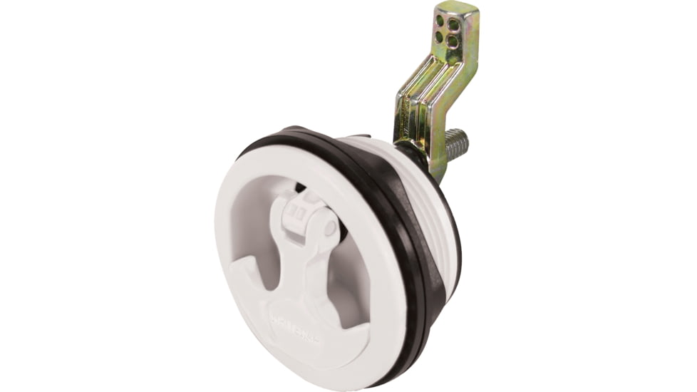 Whitecap Compression Handle Stainless Steel/White Nylon Non-Locking - 1/4 Turn 74567