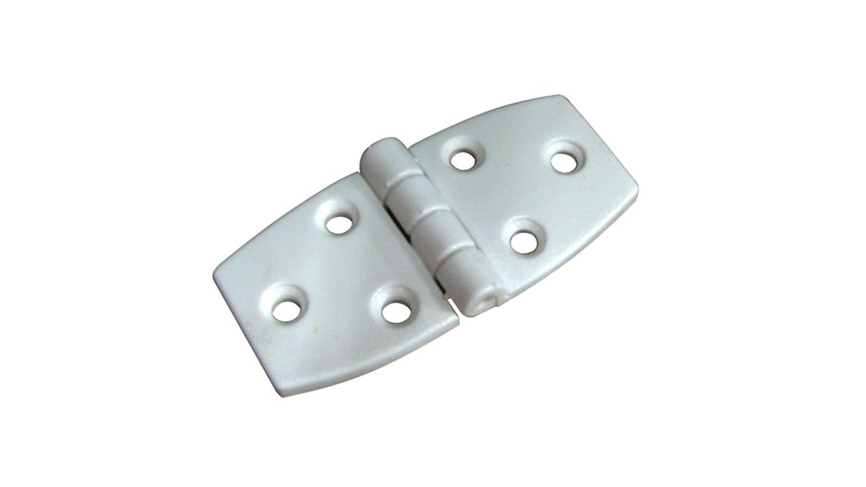 Whitecap Door Hinge - White Nylon - 1-1/2&quot; x 3&quot; 50341