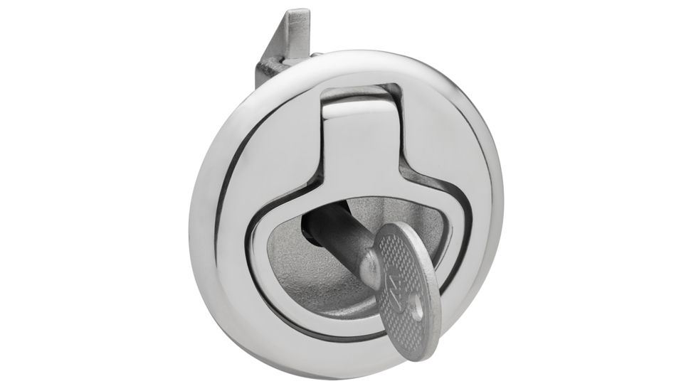 Whitecap Latch Stainless Steel Locking Ring Pull Slam 71193