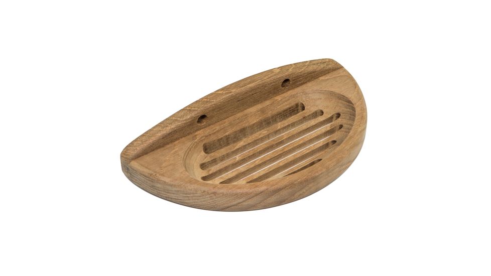 Whitecap Oval Soap Dish Teak 50748