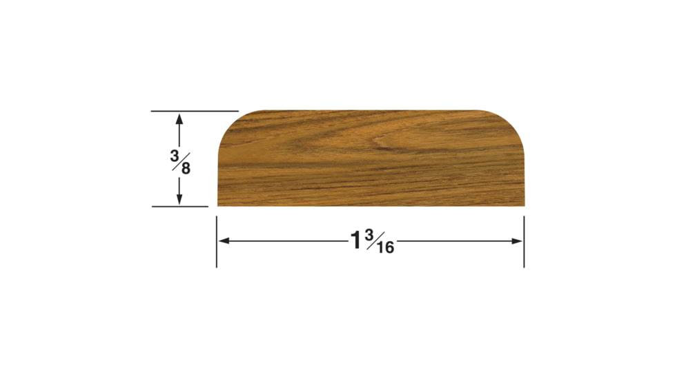 Whitecap Teak Batten - 1-3/16&quot;W 50517