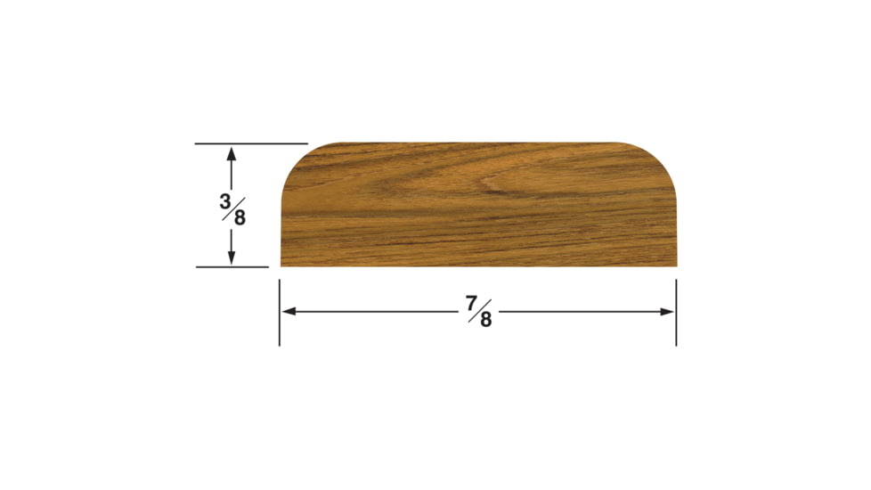 Whitecap Teak Batten - 7/8&quot;W 50518