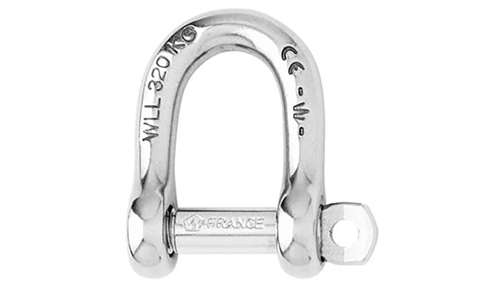 Wichard Marine Not Self-Locking D Shackle - 14mm Diameter - 9/16in, 1207