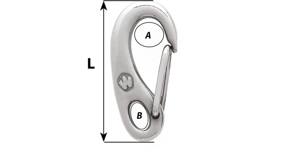 Wichard Marine Safety Snap Hook - 35mm, 2479