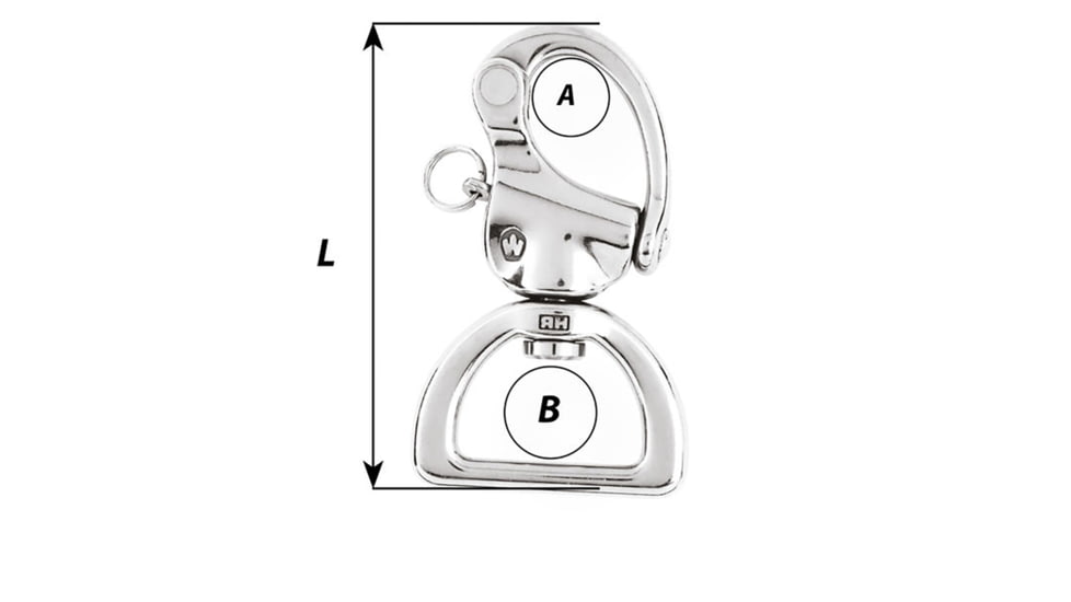 Wichard Marine Webbing Snap Shackle - 3-1/8in, 2374