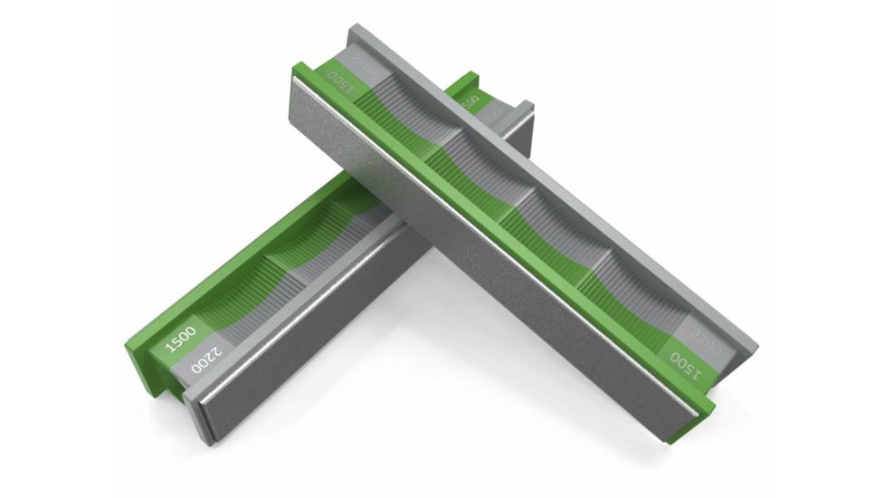 Wicked Edge 1500 / 2200 Grit Diamond Stones Pack, Green/Grey, WE15002200