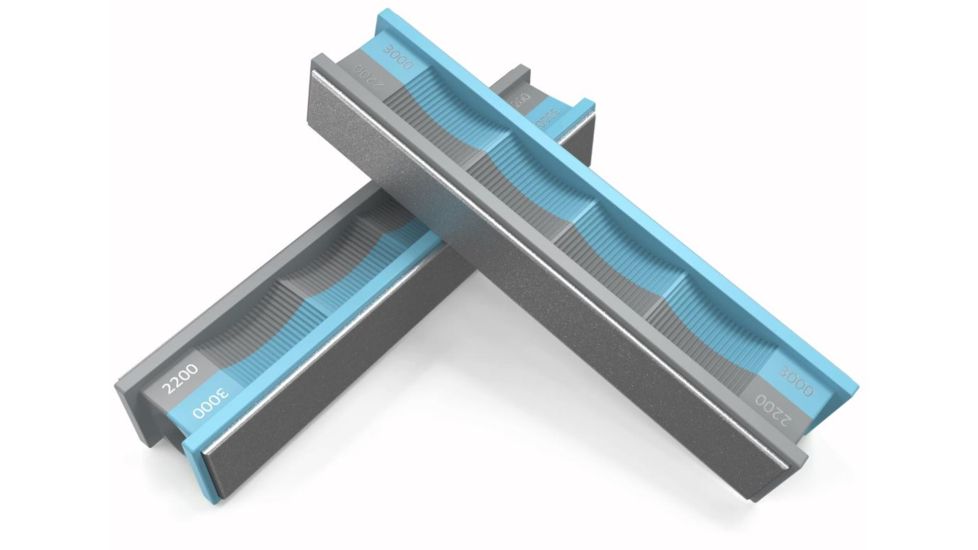Wicked Edge 2200 / 3000 Grit Diamond Stones Pack, Aqua/Grey, WE22003000