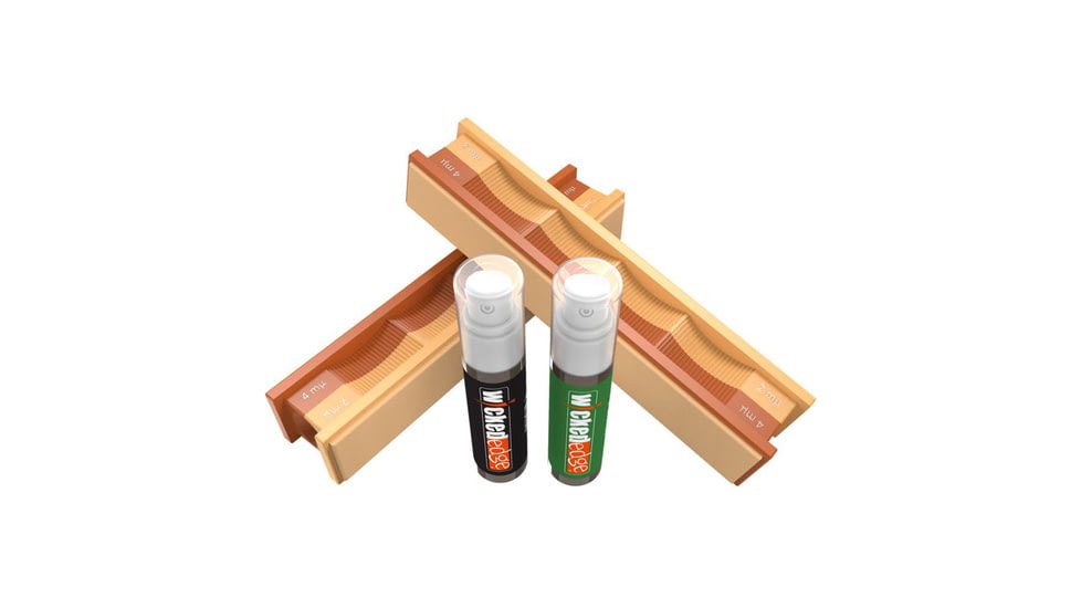 Wicked Edge 4/2 Micron Diamond Emulsion and Leather Sharpening Strops Pack, WE0402PDE