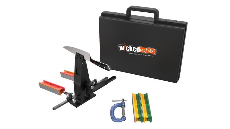 Wicked Edge Precision WE130 Knife Sharpener, Angle Range 13-35degree, Portable, WE130P