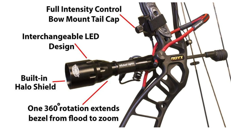 Wicked Hunting Lights A48iC Bow Hunting Light Kit, Green, W2048