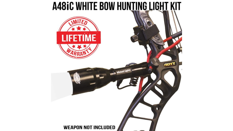 Wicked Hunting Lights A48iC Bow Hunting Light Kit, White, W2050
