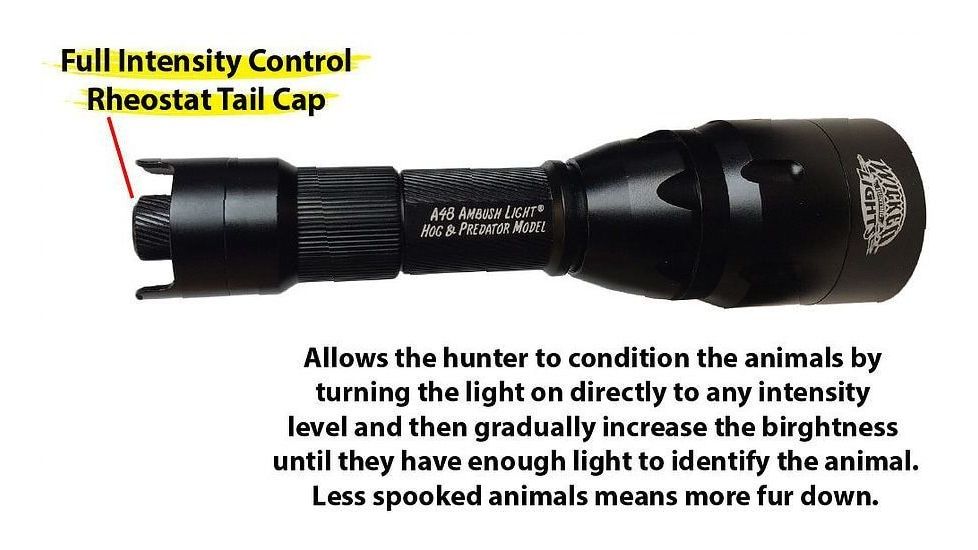 Wicked Hunting Lights A48iC Scan Flashlight Plus Kit, White, W2004