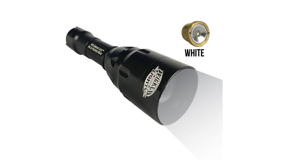 Wicked Hunting Lights A48iC Scan Flashlight Plus Kit, White, W2004