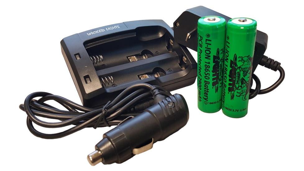 Wicked Hunting Lights A48iC Scan Flashlight Plus Kit, White, W2004
