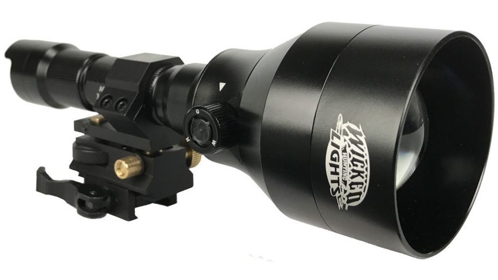 Wicked Hunting Lights A67iC 3-Color-In-1 Night Hunting Gun Light Kit, Green/Red/White, W2021