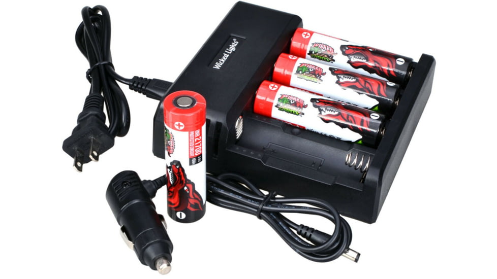 Wicked Hunting Lights A75iC LED &amp; ScanPro iC LED 3-Color-In-1 GEN4 Combo Kit, Black, W2106