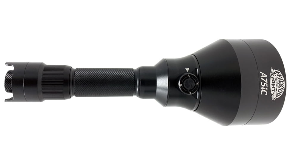 Wicked Hunting Lights A75iC LED &amp; ScanPro iC LED 3-Color-In-1 GEN4 Combo Kit, Black, W2106