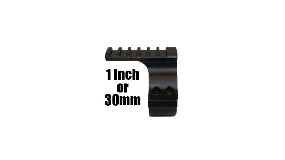 Wicked Hunting Lights Quick Detach Adjustable Light Mount and Picatinny Scope Mount Combo Pack, W2034