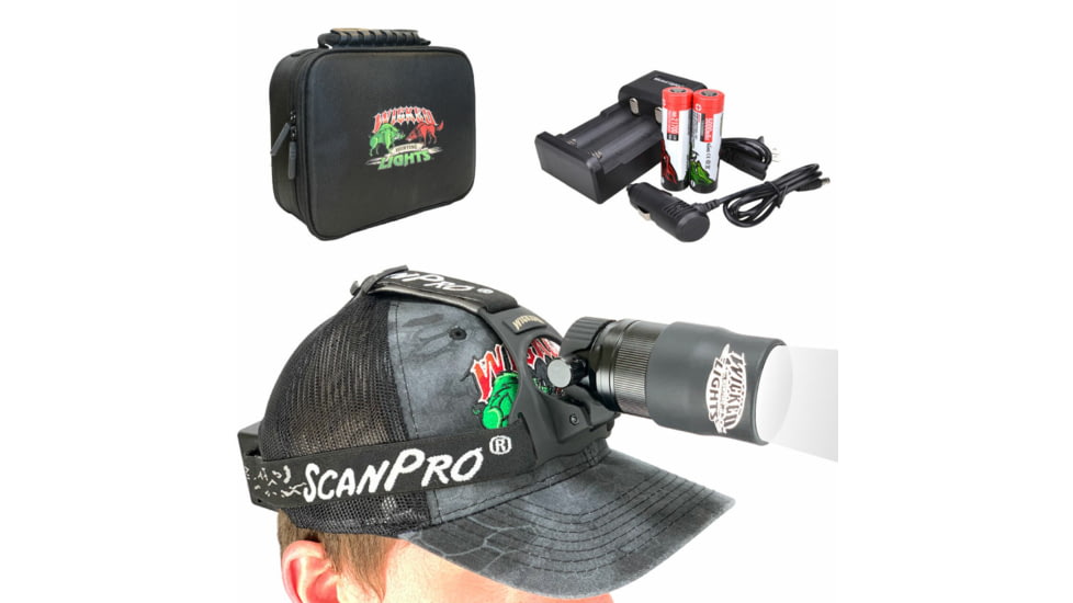 Wicked Hunting Lights ScanPro iC GEN 2 Night Hunting Headlamp Kit, White, W2064