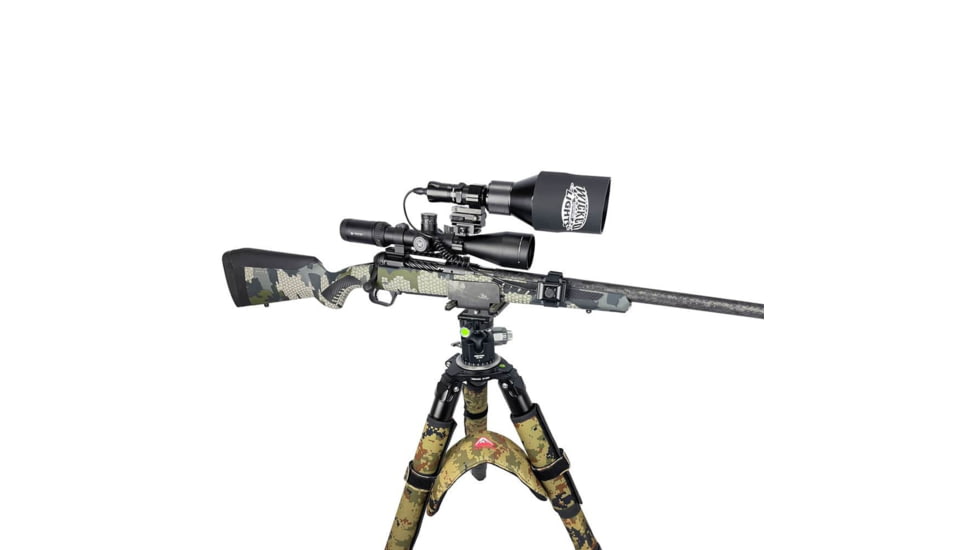 Wicked Hunting Lights ShotPro Ultra-Max LED Extreme Range Night Hunting Light Kit, Red, W2093