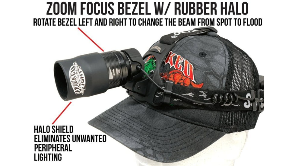 Wicked Hunting Lights W404iC and ScanPro iC Gen 2 Headlamp LED Combo Pack, White, W2072