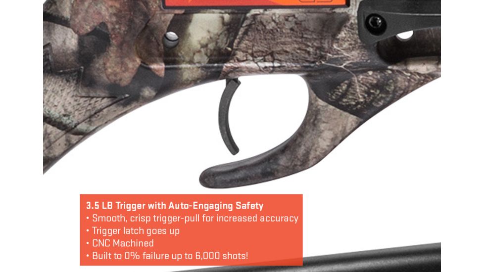 Wicked Ridge Invader G3 Crossbow Package w/ACU-52,3x Multi-Line Scope,3 Carbon Arrows,Quiver,165lb Draw Weight, Mossy Oak Treestand Camo, WR15005-7536