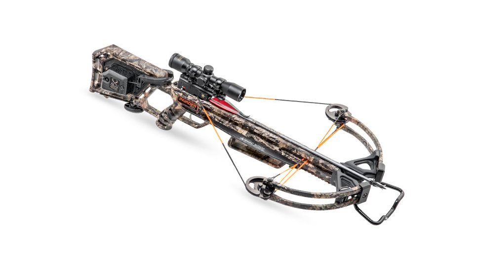 Wicked Ridge Invader G3 Crossbow Package w/ACU-52,3x Multi-Line Scope,3 Carbon Arrows,Quiver,165lb Draw Weight, Mossy Oak Treestand Camo, WR15005-7536