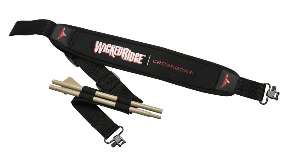 Wicked Ridge Neoprene Crossbow Sling, 1.25in. Shoulder Strap, Black, 194680