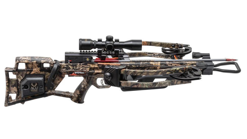 Wicked Ridge RDX 400 Crossbow w/ Multi-Line Scope, ACUdraw, Mossy Oak Country, WR19060-5-532